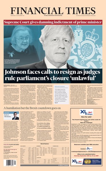 Westministenders: The Non Re-Opening Of Parliament