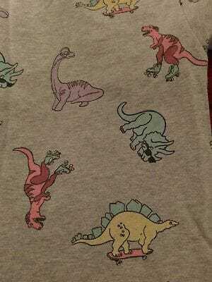 To think girls can wear clothes with dinosaurs on?