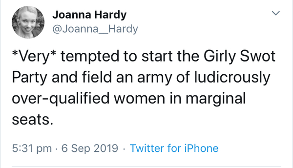 Westminstenders: "He's in trouble". No he's not.