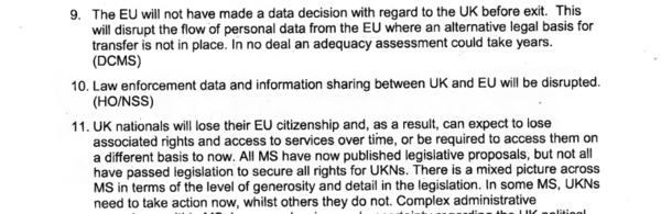 to ask you to read Operation Yellowhammer documents and see for yourself how Brexit will impact you