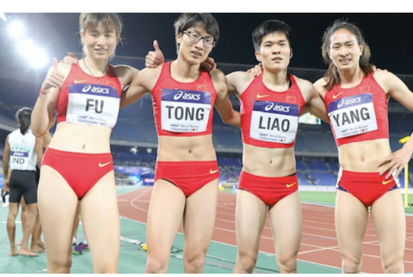 Athletics: China field a women’s relay team featuring two men