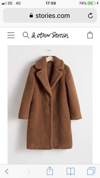 A teddy coat!