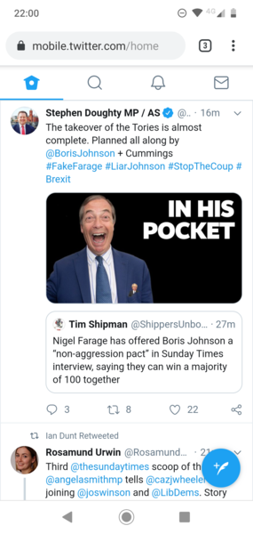 Westministenders: Is Boris  going to give us one ?