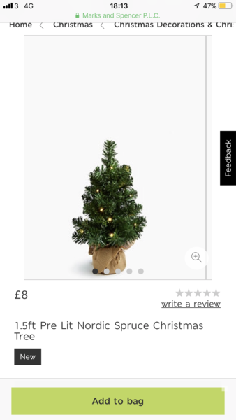 Small Christmas tree for four year old