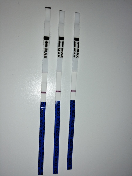 faint and squinters on cheapies, neg clearblue