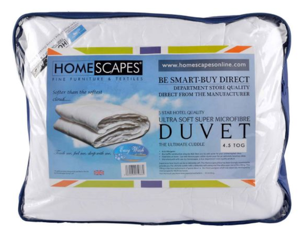 A duvet with the feel of a feather duvet but which isn't feather