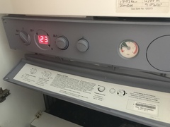 Solar panel hot water in winter