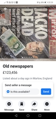 To start another shit for sale on Facebook thread?