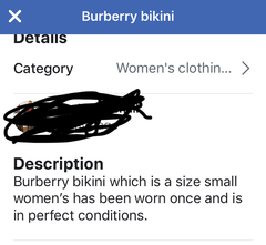 To start another shit for sale on Facebook thread?