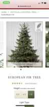 Talk to me about fake Christmas trees...