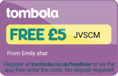Tombola free £5 codes
