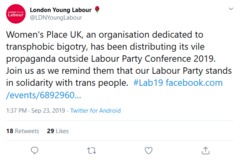 A Woman's Place is at Conference 23 September 2019 Brighton