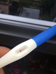 Faint positive turned to negative?