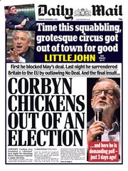 Westminstenders: Drain The Swamp