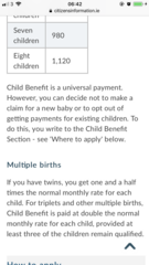 To use the child benefit payment as my grocery budget?