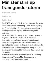 So we are going to need ANOTHER women and equalities minister