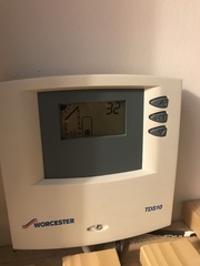 Solar panel hot water in winter
