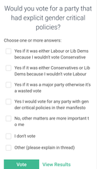 Just had a call from the Lib dems