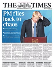 Westministenders: The Non Re-Opening Of Parliament