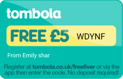 Tombola free £5 codes