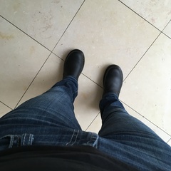 These DM Chelsea boots...