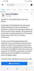 A Woman's Place is at Conference 23 September 2019 Brighton
