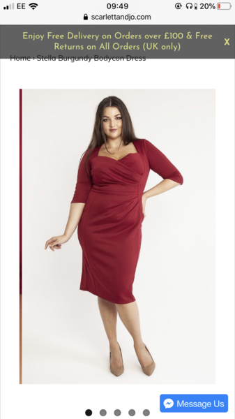 Party dress recommendations for size 16/18