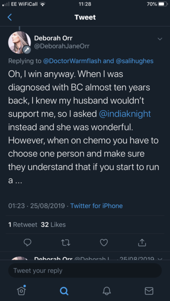 RIP Deborah Orr