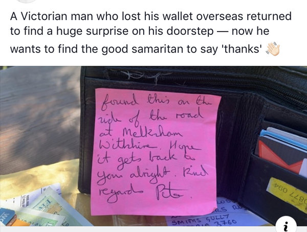 Anyone from Melksham Wiltshire? Looking for Peta