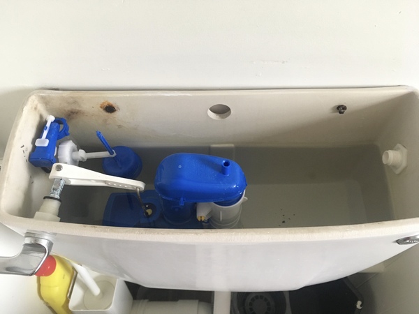cistern overfilling intermittently