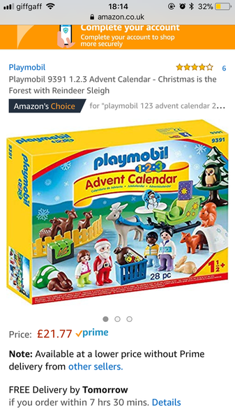 Advent calendar for an almost 4 year old