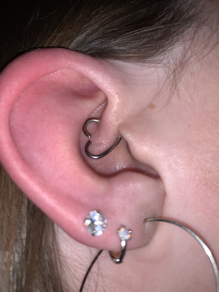 For those with experience of piercings - Does this look normal