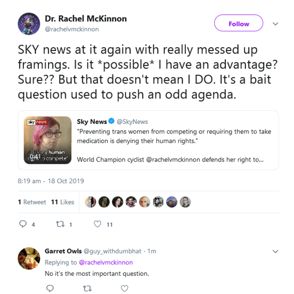 Trans ppl in women's sport - what are your opinions?