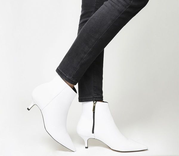 White, low heeled ankle boots?  Yay or nay?