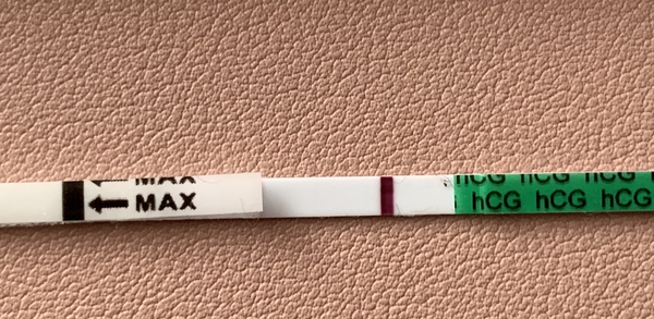 Faint line?