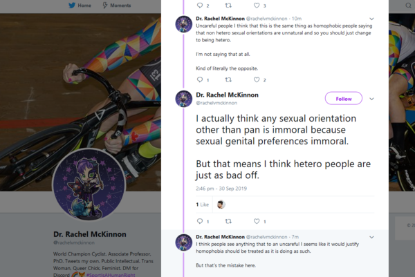 Not having sex with someone because they don't have the right genitals is transphobic. No prizes for guessing who's claiming this