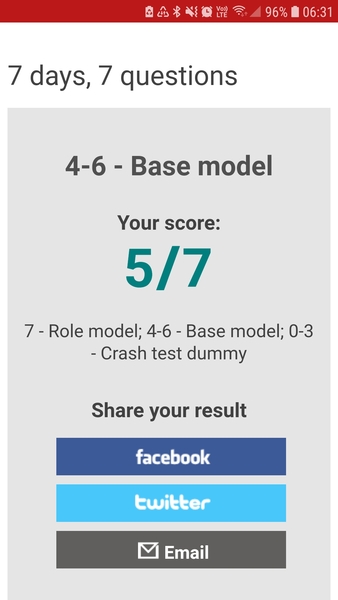I scored 7/7!