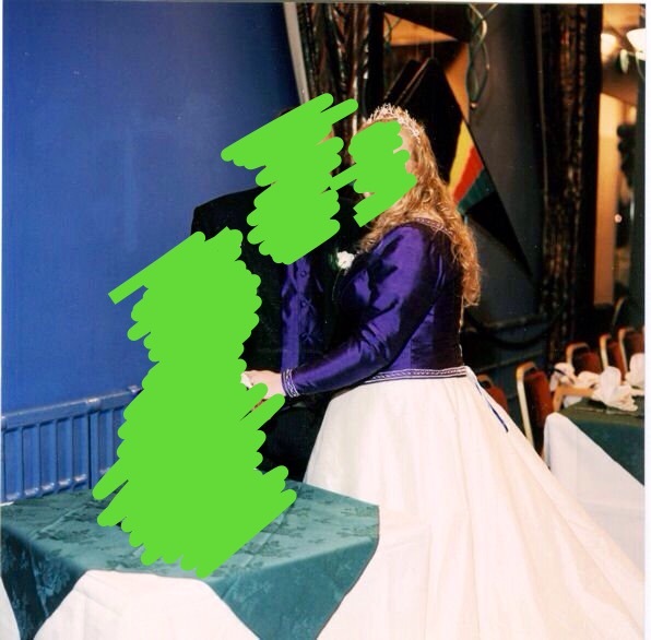 Non-white wedding dresses