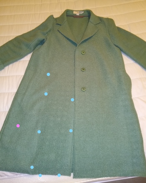 Boden wool viscose coat after the dry cleaning :(