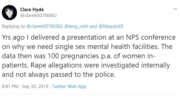 To ask how you all feel about mixed sex loos and wards?
