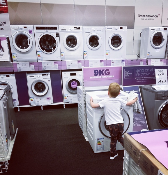 To ask for your pictures of washing machines?