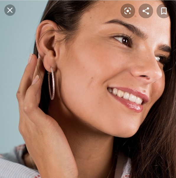 To wonder if hoop earrings are tacky ?