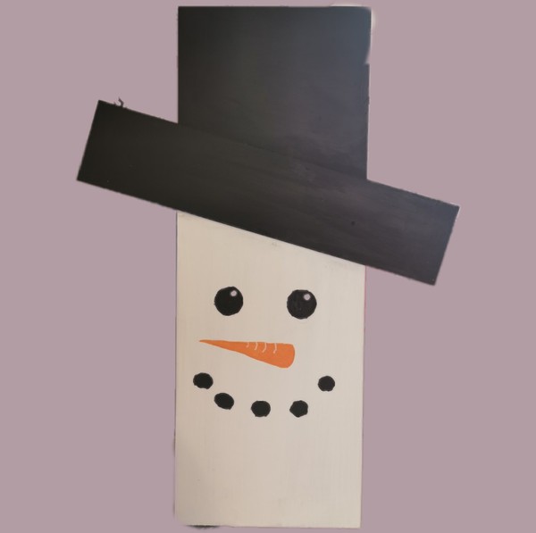 Can I share my home made Snowman decoration please?