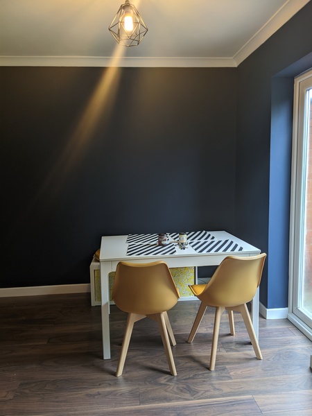 Going dark in a dull room