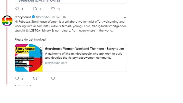 Women's event suffering from a lack of men