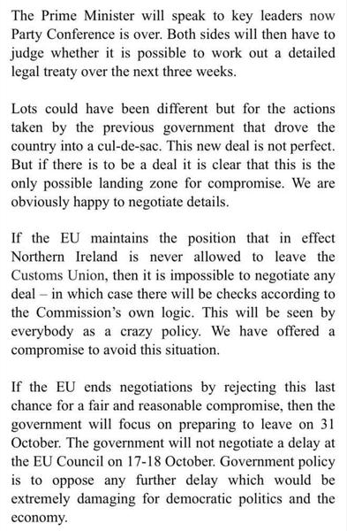 Westminstenders: The Slow No