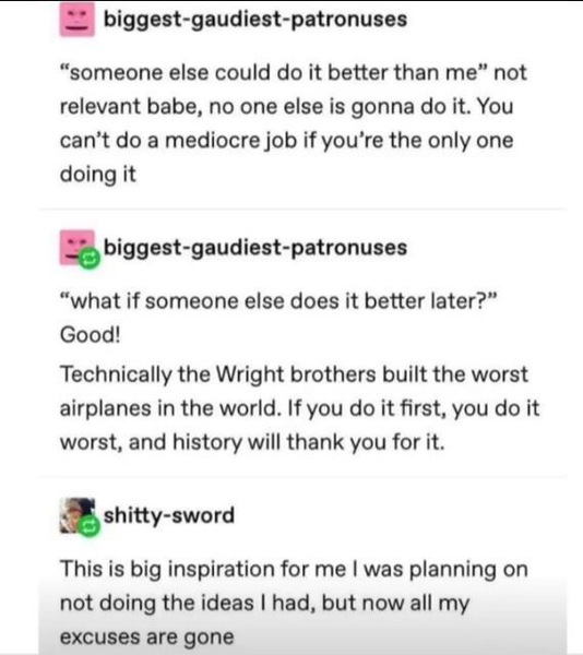 ‘Inspirational’ quotes that you actually quite like?
