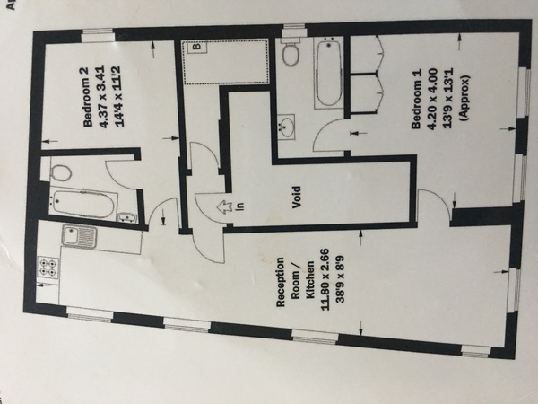kitchen/lounge/diner