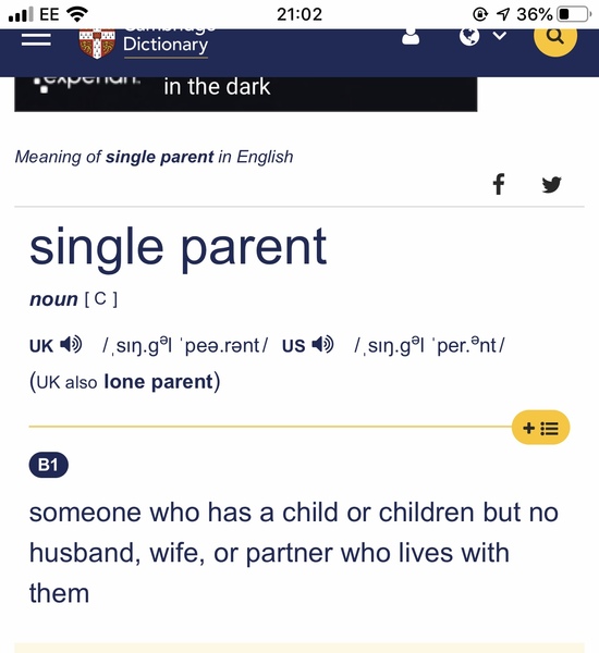 To think this single parent has it relatively easy?