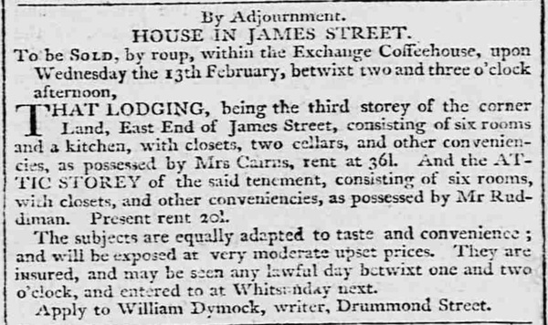 Any Scottish property lawyers about? Got a historical one for you